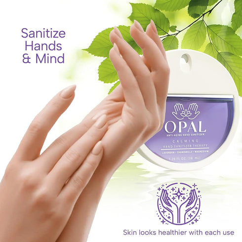 OPAL 1.18oz WELLNESS Hand Sanitizer Spray Travel Size Relaxing Hand Sanitizer Therapy with Lavender, Chamomile