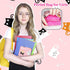 Likesing Period Bag Pouch, Canvas Sanitary Napkin Storage Bag for Girls Womens, Portable Sanitary Napkin Period Pad