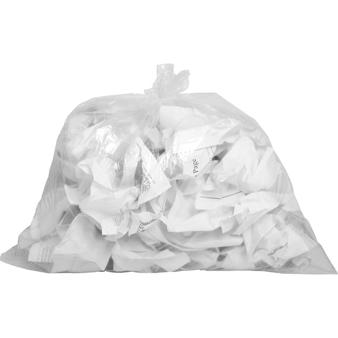 Genuine Joe Low-Density Trash Can Liner, 10 Gallon Capacity, Clear (Box of 500)