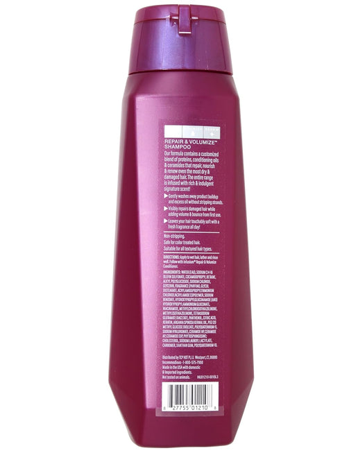 Infusium Repair and Volumize Shampoo for Dry Hair, Moisturizing Shampoo for Women, 13.5 oz