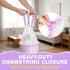 HHXI 100Ct 4 Gallon Small Trash Bags, Lavender Garbage Bags, Scented Trash Bags, Odor Resistant with Drawstring