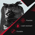 Tasker 55 Gallon Trash Bags (Value 50 Bags w/Ties), Extra Large Industrial Trash Bags for Outdoor Use