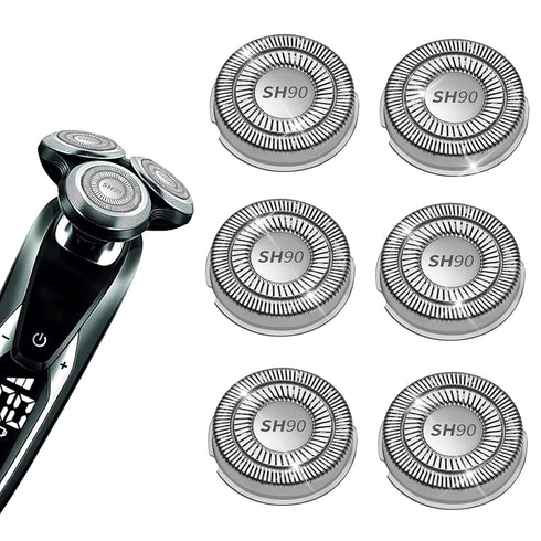 SH90 Replacement Heads for Philips Norelco Series 9000 (S9xxx) and 8000 (S8xxx) Electric Razor Shaver