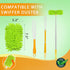 Reusable Duster Refill for Swiffer - Microfiber Ceiling Fan Duster, 4 Pack (Handle Not Included)