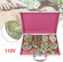 YIYIBYUS 16PCS Set Package Hot Stone, Massage Spa Natural Jade Heated Warmer Heating Rocks with Box for Spa