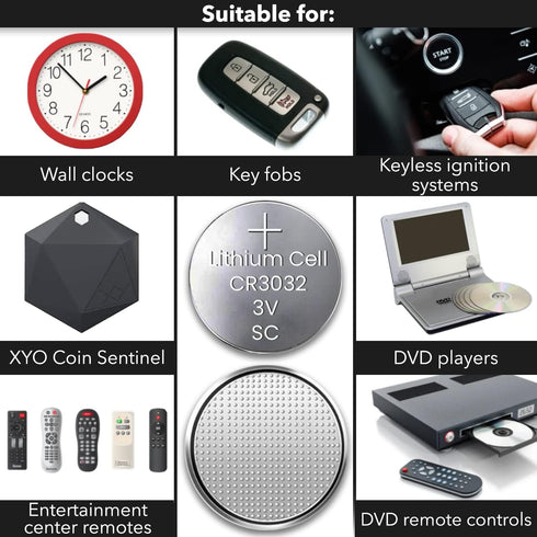 CR3032 3V Lithium Button Cell Coin Batteries
