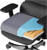 3-Layer 18x16''x4''(Grey) Gel-Infused Memory Foam Wheelchair Cushions, Breathable Pad for Recliner, Office Chair,Desk