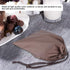 Drawstring Travel Bag, Waterproof Storage Bags for Shoes Clothes, Dustproof Storage Bags (Brown)