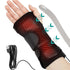 Wrist Thumb Brace Heating Pad for Arthritis Relief, Heated Wrap for Carpal Tunnel, Sprains, and Tendonitis Pain