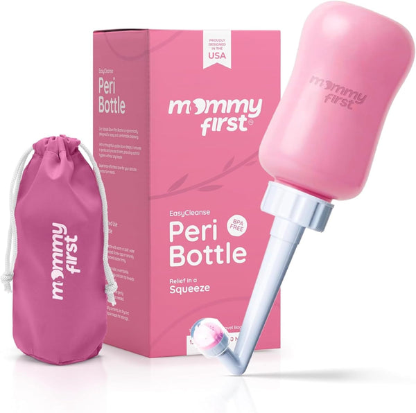Mommy First Peri Bottle for Postpartum Care | Upside Down Bottle for