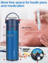 YOUSHARES 24H Insulin Cooler Travel Case, Insulin Pen Cooler Bottle, 1-5 Pens Refrigerated Medicine Case with TSA
