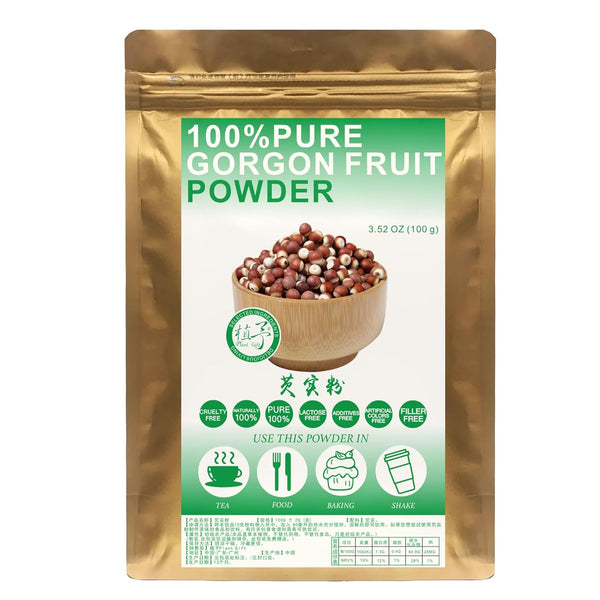 Plant Gift 100% Pure Euryales Semen Powder Natural Gorgon Fruit Flour, Great Flavor for