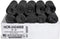 Aluf Plastics High Density Trash Bags, 10 Gallon, 1000 Count, 6 Micron, Black, for Bathroom, Office, Industrial
