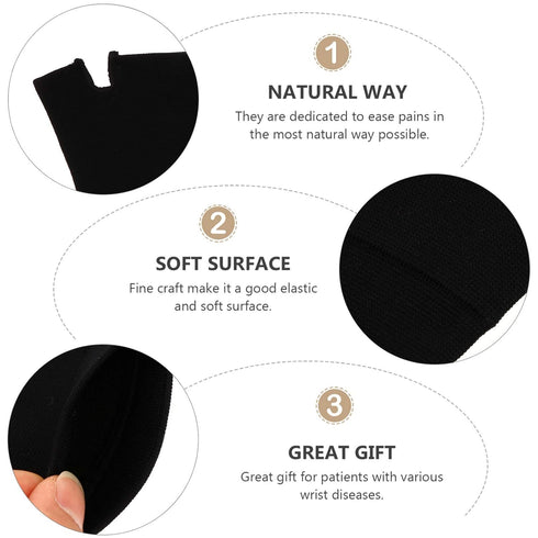 1 Pair Copper Compression Gloves, Hand Support Gloves Mitten Wrist and Thumb Support for Women Men Carpal Tunnel