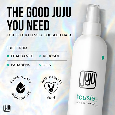 Tousle Sea Salt Spray for Men & Women - 8 Fl Oz, Natural Hair Texturizer, Fragrance-Free