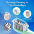 Portable Electric Soft Toothbrush with Travel Case, 90-Day Battery Life, 10 Brush Heads, 15 Modes