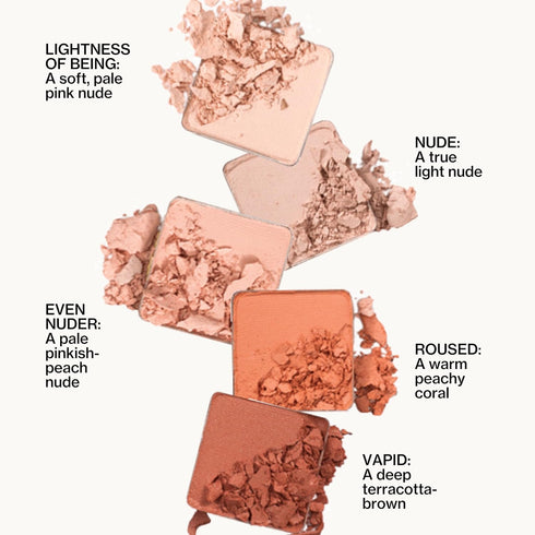Pacifica Pink Nudes Mineral Eyeshadow Palette, 10 Neutral Shades for Natural or Smoky Eye Look, Vegan & Cruelty Free