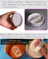 Powder Puff Reusable Empty Makeup Container with Elasticated Net Sifter for Setting Powder and Daily Use