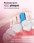 MySmile DY156 Electric Toothbrush for Adults - Rechargeable Sonic Toothbrush with 3 Brush Heads, Pink