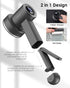 Fabric Shaver Fuzz Remover, HOMEASY Electric Lint Remover with 3 Blades & LED Display for Sweater