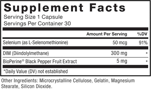 Force Factor DIM, 2-Pack, 300mg Pills to Decrease Estrogen in Men, Diindolylmethane Supplement, 60 Capsules