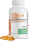 Bronson Super B Vitamin B Complex, 120 Tablets, Sustained Slow Release, Contains All B Vitamins