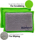 Kitchen Sponge | Odor Resistant, Non-Scratch Microfiber Mesh and Terry Cloth Sponge, No Odor, Long Lasting Odor Protection | Durable Odor Free Lifestyle Product | 4 Pack… by NoStench