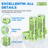 Fytoo 12PCS 1.2V 1800mAh Ni-MH AA Batteries for Wireless Microphone, Electric Toys, Remote Control, Household Appliances