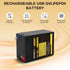 TEMIBATT 6V LiFePO4 1 Pack, 7AH 2000+ Battery USB Rechargeable Lithium Iron Phosphate Battery, Cycles for Ride On Toys