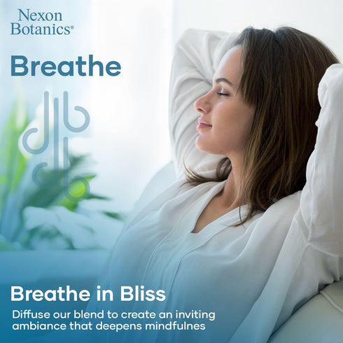 Breathe Essential Oil Blend 30 ml - Breath Easy Sinus Relief Essential Oil for Humidifier, Diffuser, Aromatherapy