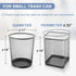 140 Count Small Trash Bags, 4 Gallon Drawstring, No-tear Design, White, YUFDA Strong Unscented Trash Bags