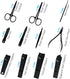 Professional Manicure Set - 26 Pieces Stainless Steel Nail Clipper Kit with Luxurious Travel Case, Nail Care Tools