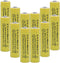 Solar Light 1.2V AA Ni-CD 600mAh 2A Rechargeable Batteries for Garden/Lawn, 12 Pack AA Yellow