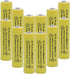 Solar Light 1.2V AA Ni-CD 600mAh 2A Rechargeable Batteries for Garden/Lawn, 12 Pack AA Yellow