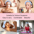 TLUXX 4-Piece Spa Headband & Wristband Set, Reusable Makeup & Skincare Accessories for Face Washing, Ideal for Women