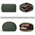 KTMOUW 3 Pcs Waterproof Makeup Bag Set, Portable Travel Cosmetic Organizer Storage Bag for Women, Deep Green