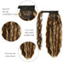 YEAME Corn Wave Ponytail Extension Clip in - 22 Inch Long Wavy Curly Wrap Around Pony Tail Heat Resistant Synthetic
