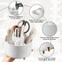 Makeup Brush Holder Organizer, 360° Rotating Cup for Cosmetics, Nail Polish, Bathroom Vanity Desktop Organizer