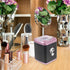 Mini Makeup Brush Cleaner Device, Plastic Electric Automatic Power Washer Sponge Cleaning Machine for Women Girls.
