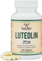 Double Wood Supplements Luteolin Supplement, 100mg, 120 Capsules - Bioactive Flavonoids for Brain & Cardiovascular