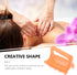 TEHAUX Manual Dual-Edge Gua Sha Scraping Massage Tool, Resin Pressure Point Massager for Back and Neck, Handheld Muscle
