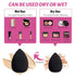 BS-MALL Makeup Brushes - 16 Pcs Purple Short Handle Travel Set with 1 Triangle Puff (HotPink)