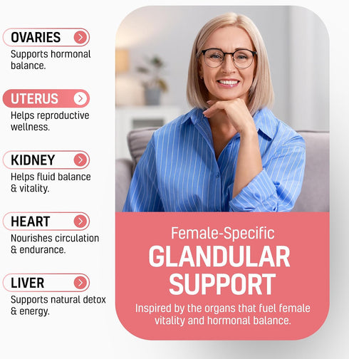 Next Form 6 1 100% 180 Beef Organ Supplement for Women in Complex Hormone Balance & Energy - Grass Fed & Pasture Raised
