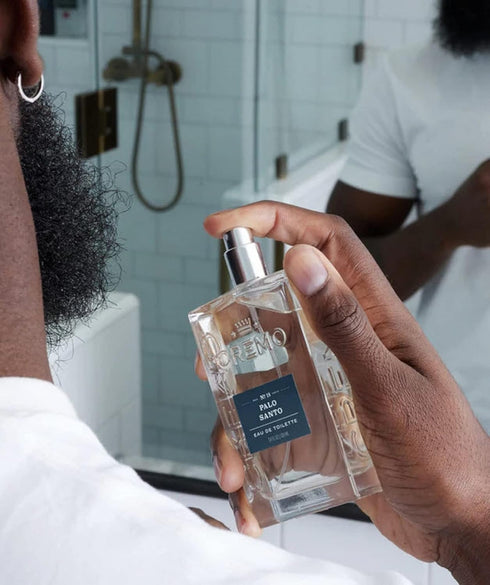 Cremo Spray Cologne, Palo Santo (Reserve Collection) - 3.4 Fl Oz - Bright Cardamom, Dry Papyrus & Aromatic Palo Santo