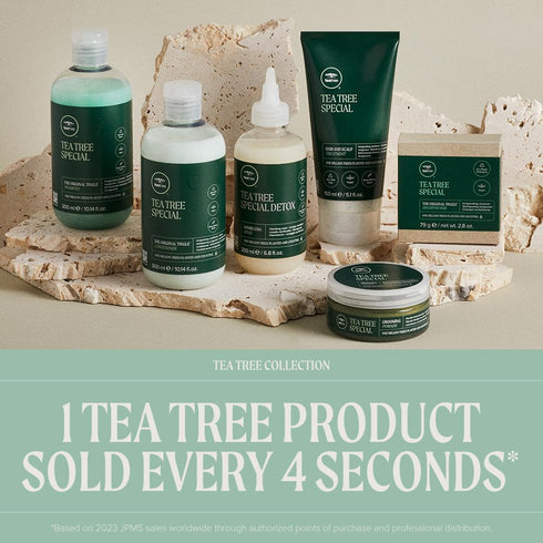 Tea Tree Firm Hold Gel, Maximum Hold Hair Gel, High-Shine Finish