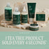 Tea Tree Firm Hold Gel, Maximum Hold Hair Gel, High-Shine Finish
