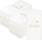 Disposable Hand Towels - Guest Towels with Be Our Guest Housewarming Message, White Airlaid Paper, Pack of 50