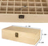 Wooden Essential Oil Storage Box, 32 Slots Display Organizer for 5 to 15 ml Bottles, Nail Polish Collection Holder