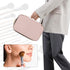 Yarwo Travel Makeup Brushes Bag, Portable Cosmetic Bag for Brushes (up to 9.4") and Essentials, Dusty Rose