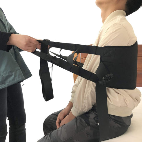 Jeelathy 400lb Transfer Belt Sit To Stand Lift Sling for Elderly Disabled & Bedridden Patients, Medical Nursing Stand